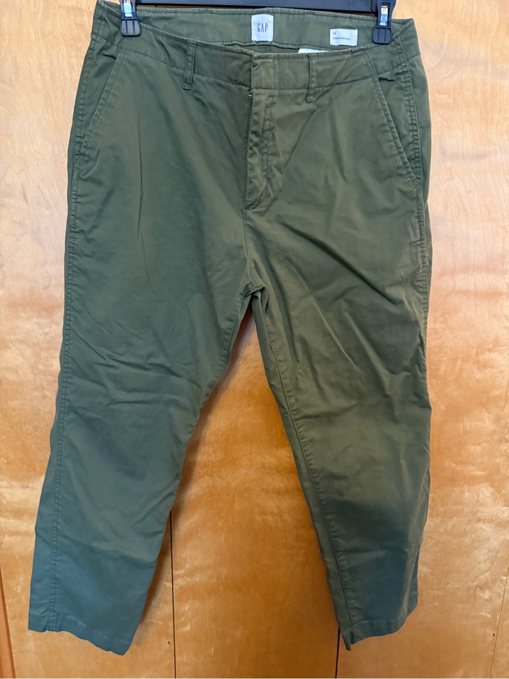 GAP Green Chino Pants Women size 14